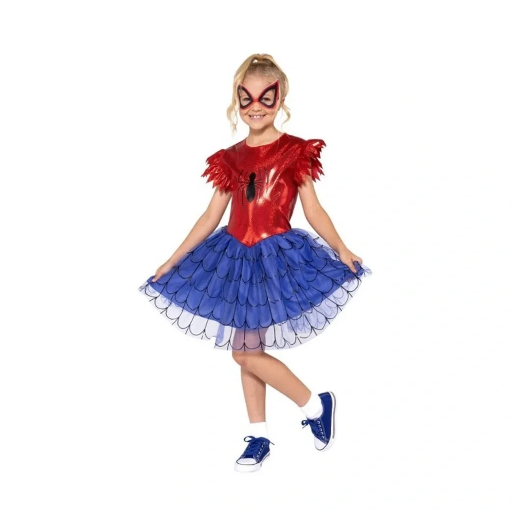 MARVEL Kids' Spider-GirlCostume Dress- Size L - Picture 2 of 6